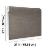 Oasis Charcoal Faux Grasscloth by York Wallcoverings Textured Vinyl Sidewall Wallpaper - York UW1072N