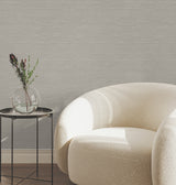Oasis Brown by York Wallcoverings Faux Grasscloth Non Woven Vinyl Unpasted Scrubbable Strippable Textured Wallpaper - UW1075N