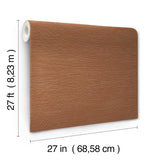 Oasis Rust Faux Grasscloth by York Wallcoverings Textured Vinyl Sidewall Wallpaper - UW1076N