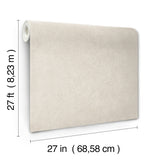 Artisan Stone Light Grey by York Wallcoverings Metallic Raised Ink Textured Vinyl Fabric-Backed Scrubbable Strippable Wallpaper - York UW1079N