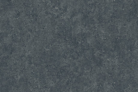 Artisan Stone Metallic Texture Wallpaper in black and charcoal with a concrete-inspired raised ink finish by York Wallcoverings - UW1086