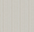 Line In The Sand Light Grey Woven Stripe Wallpaper by York Wallcoverings UW1090N - close-up swatch showing subtle ombre stripe pattern in pale grey, taupe, and burnished gold tones on fabric-backed vinyl