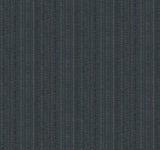 Line In The Sand Indigo Woven Stripe Wallpaper by York Wallcoverings - UW1092