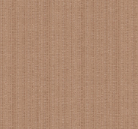 Line In The Sand Salmon Woven Stripe Wallpaper by York Wallcoverings - UW1096