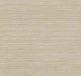 Silk Essence Khaki Faux Fabric Wallpaper by York Wallcoverings - UW1101