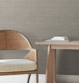 Silk Essence Neutral by York Wallcoverings Faux Fabric Non Woven Vinyl Unpasted Strippable Wallpaper 27-in by 27-ft Roll - UW1102N