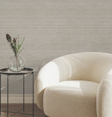 Silk Essence Neutral by York Wallcoverings Faux Fabric Non Woven Vinyl Unpasted Strippable Wallpaper 27-in by 27-ft Roll - UW1102N