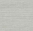 Silk Essence Light Green Faux Fabric Texture Stripe Wallpaper by York Wallcoverings - UW1105N