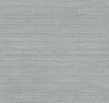 Silk Essence Slate Faux Fabric Wallpaper by York Wallcoverings - UW1106