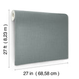 Open Air Light Blue Crosshatch Texture Pattern Wallpaper by York Wallcoverings Scrubbable Strippable Non Woven High Performance - UW1114N