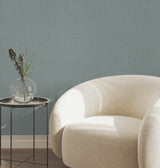 Open Air Light Blue by York Wallcoverings Unpasted Non Woven Vinyl Scrubbable Strippable Crosshatch Texture Pattern Wallpaper - UW1114