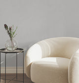 Tisket A Tasket Pewter by York Wallcoverings Unpasted Fabric Backed Basketweave Vinyl Scrubbable Strippable Wallpaper - UW1120
