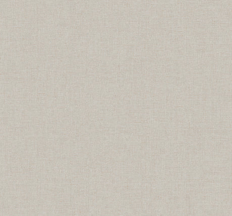 Heathered Linen Beige Faux Fabric Wallpaper by York Wallcoverings - UW1124N