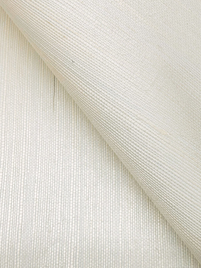 Maguey Sisal White Grasscloth Wallpaper with Traditional Style - York VG0000NW