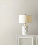 Maguey Sisal White Grasscloth Wallpaper with Traditional Style - York VG0000NW