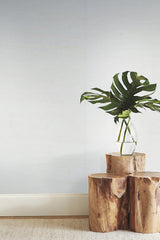 Makasa Sisal Plain Grass White Grasscloth Wallpaper - York VG0000
