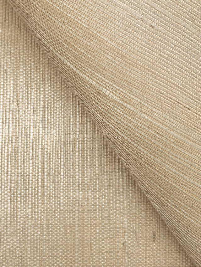 Maguey Sisal Dove Grasscloth Wallpaper with Traditional Sisal Texture - York VG4402NWFD