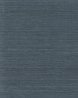 Plain Grass Sisal Grasscloth Navy Wallpaper with Solid Woven Texture - York VG4405