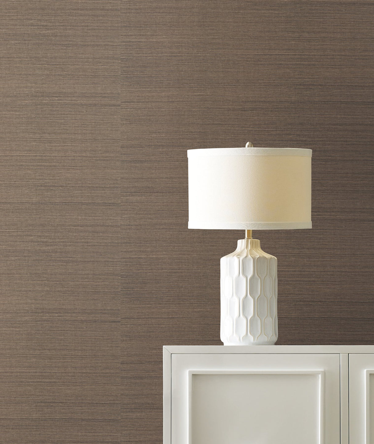 Maguey Sisal Pale Grey Grasscloth Wallpaper - York VG4406NWFD