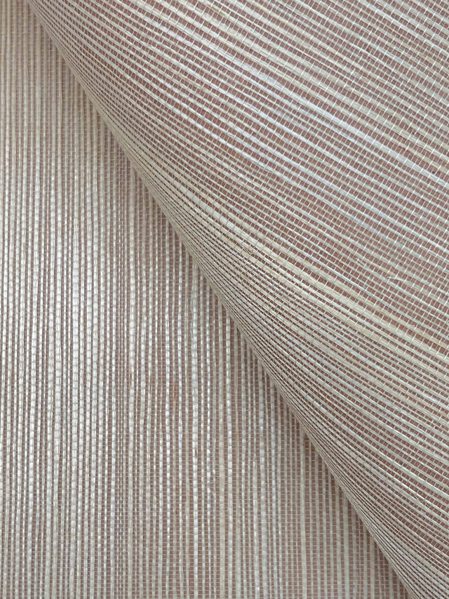 Maguey Sisal Pale Grey Grasscloth Wallpaper - York VG4406NW