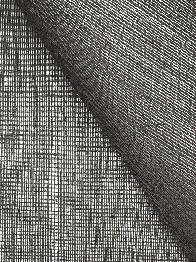 Maguey Sisal Silver Grasscloth Wallpaper with Traditional Style - York VG4418NWFD
