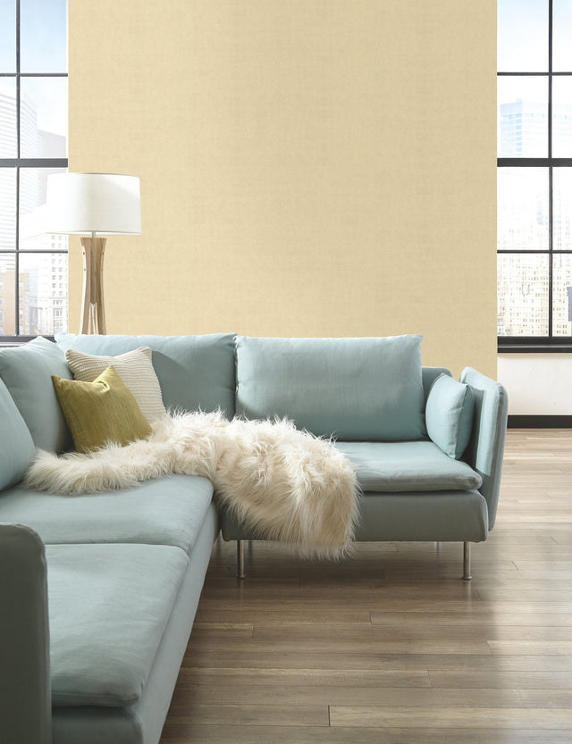Woven Crosshatch White Grasscloth Wallpaper with Woven Weave Texture - York VG4424