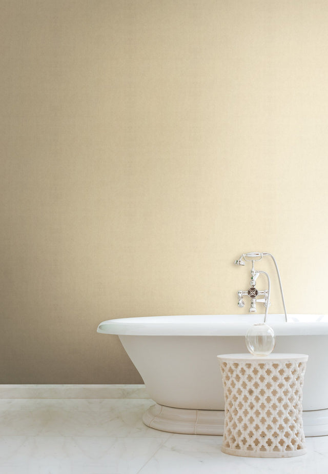 Woven Crosshatch White Grasscloth Wallpaper with Woven Weave Texture - York VG4424