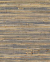 Knotted Grass Brown Grasscloth Wallpaper with Weaves Pattern - York VG4436