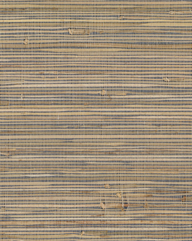 Knotted Grass Brown Grasscloth Wallpaper with Weaves Pattern - York VG4436