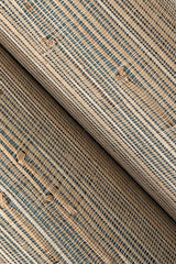 Knotted Grass Beige Grasscloth Wallpaper with Traditional Natural Weave - York VG4436GV