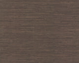 Knotted Grass Brown Grasscloth Wallpaper with Traditional Natural Weave - York VG4437GV