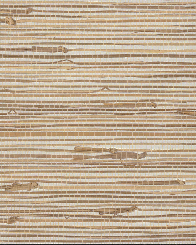 Wide Knotted Grass Metallic Grasscloth Wallpaper - York VG4441