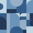 Boxanne Blue Peel and Stick Wallpaper by NuWallpaper - Very Gay Paint x WallPops Modern Geometric Design VGS6438