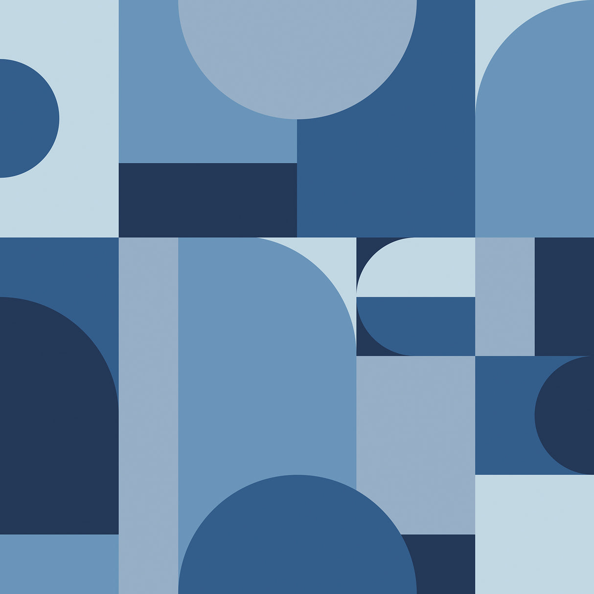 Boxanne Blue Peel and Stick Wallpaper by NuWallpaper - Very Gay Paint x WallPops Modern Geometric Design VGS6438