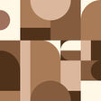 Boxanne Tan Peel and Stick Wallpaper by NuWallpaper Very Gay Paint Geometric Brown Arches Circles VGS6440