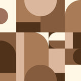 Boxanne Tan Peel and Stick Wallpaper by NuWallpaper Very Gay Paint Geometric Brown Arches Circles VGS6440