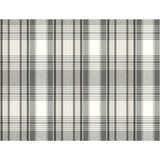 Bartola Plaid Black Wallpaper with Classic Plaid Pattern - York VN0466