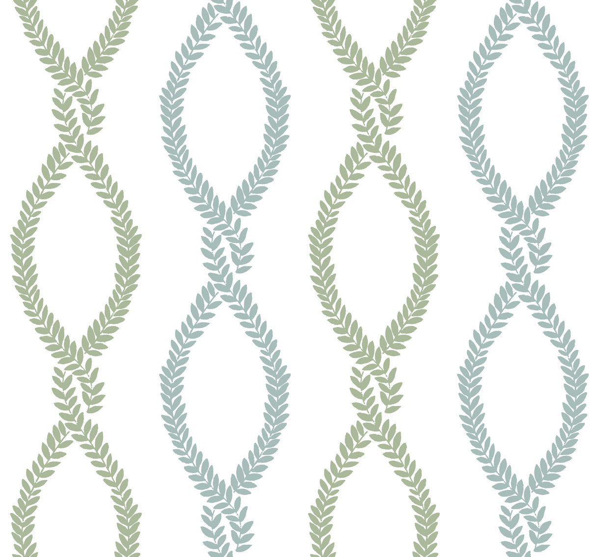 Laureate Light Green Vine Trellis Wallpaper – VP1321