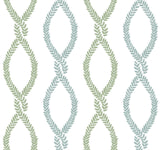Laureate Light Green Vine Trellis Wallpaper – VP1321