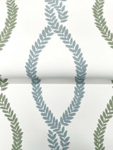 Laureate Light Green by Antonina Vella Vine Trellis Wallpaper – York Designer Series VP1321