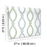 Laureate Light Green by Antonina Vella Vine Trellis Wallpaper – York Designer Series VP1321