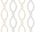 Laureate Neutral Vine Trellis Wallpaper – VP1322