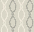 Laureate Grey Vine Trellis Wallpaper VP1323 by Antonina Vella