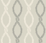 Laureate Grey Vine Trellis Wallpaper VP1323 by Antonina Vella