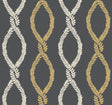 Laureate Black Vine Trellis Wallpaper VP1324 by Antonina Vella