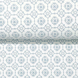 Priti Light Blue Floral Grid by Antonina Vella Floral Grid Wallpaper – York Designer Series VP1331