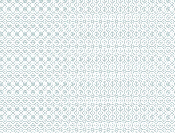 Antonina Vella Priti Light Blue Floral Grid Wallpaper VP1331 swatch