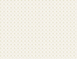 Priti Beige Floral Grid Wallpaper by Antonina Vella, 27 in x 27 ft roll (9 yards), straight match floral grid