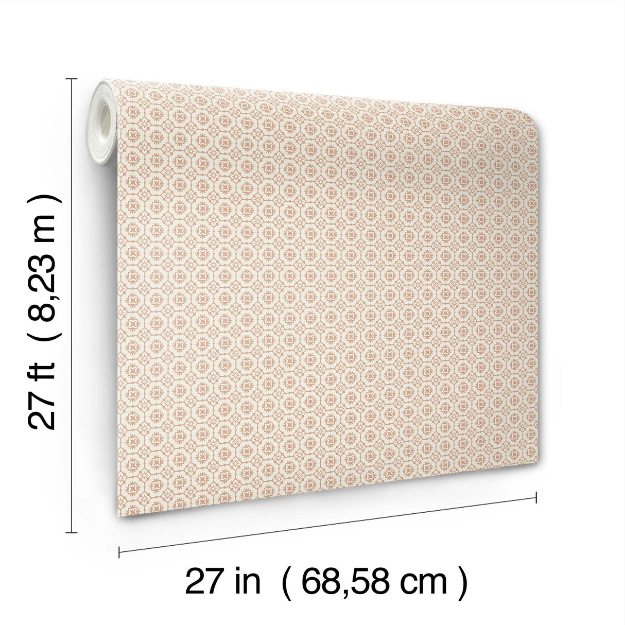 Priti Rose by Antonina Vella Floral Grid Wallpaper – York Designer Series VP1335