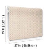 Priti Rose by Antonina Vella Floral Grid Wallpaper – York Designer Series VP1335